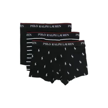 Polo Ralph Lauren Triple-Pack Logo Band Trunks
