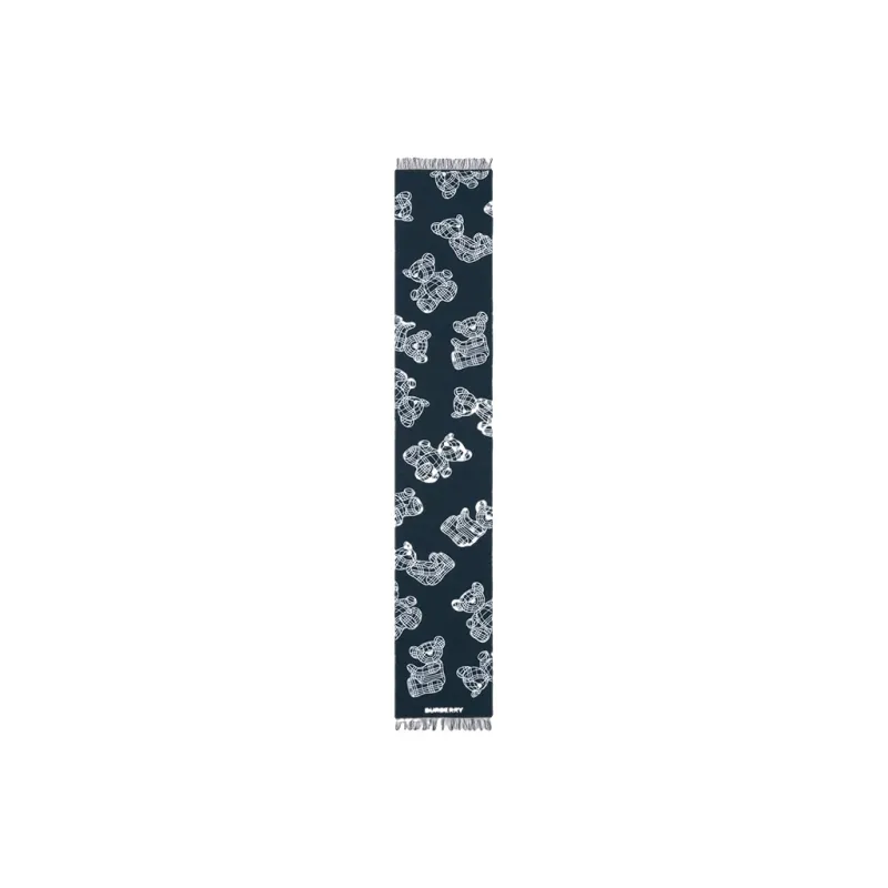 Burberry Wool Knit Scarves Unisex-0