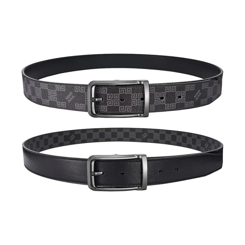 NINE NAIL Leather Belts Men-3