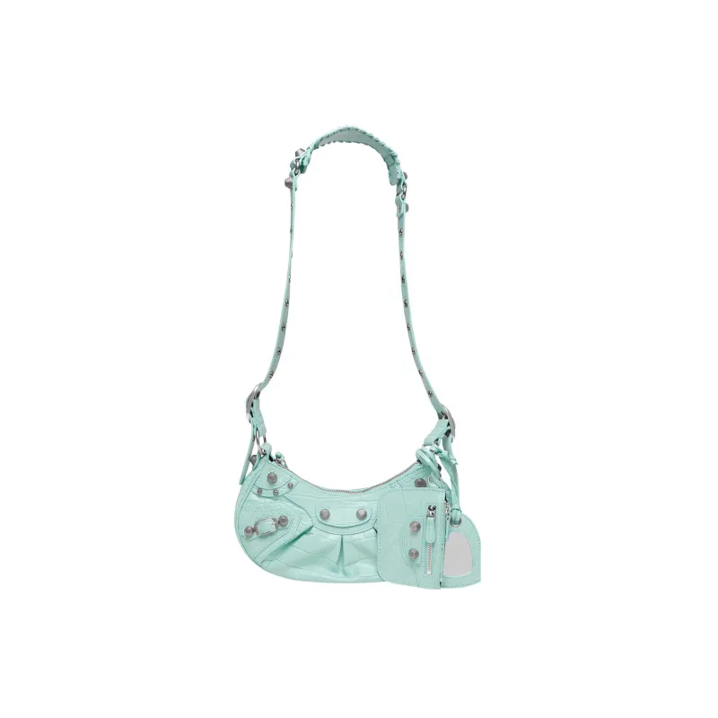 Balenciaga Le Cagole Xs Embossed Shoulder Bag-0