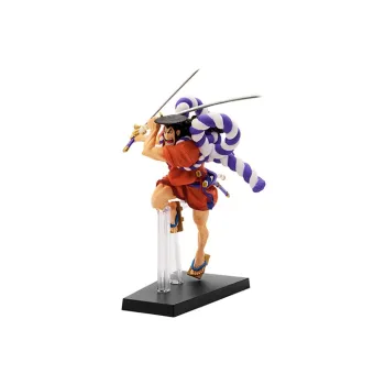 BANPRESTO Kozuki Oden Glass Factory Ichiban Kuji One Piece Come And See! Red Armor Nine Heroes First Shot Scale Figures
