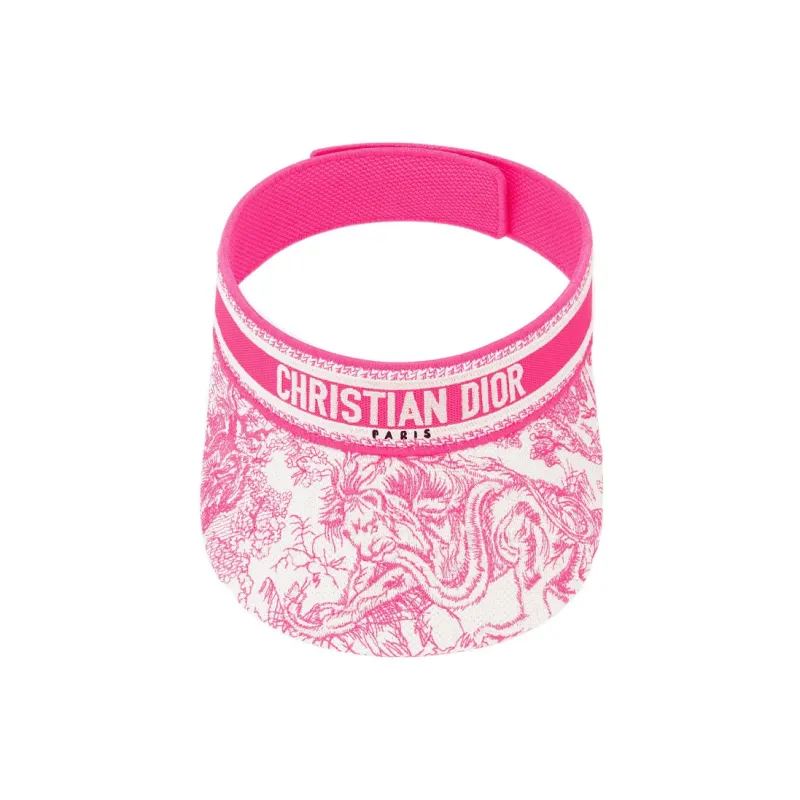 DIOR Sun Protection Hats Women's Neon Pink-0