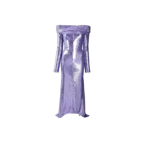 The Attico Long-Sleeved Dresses Women's Purple