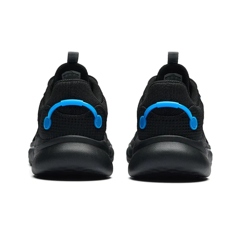 Anta Cushioning Breathable Lightweight Wear-Resistant Slip-Resistant Low-Top Running Shoes Men's Black-4