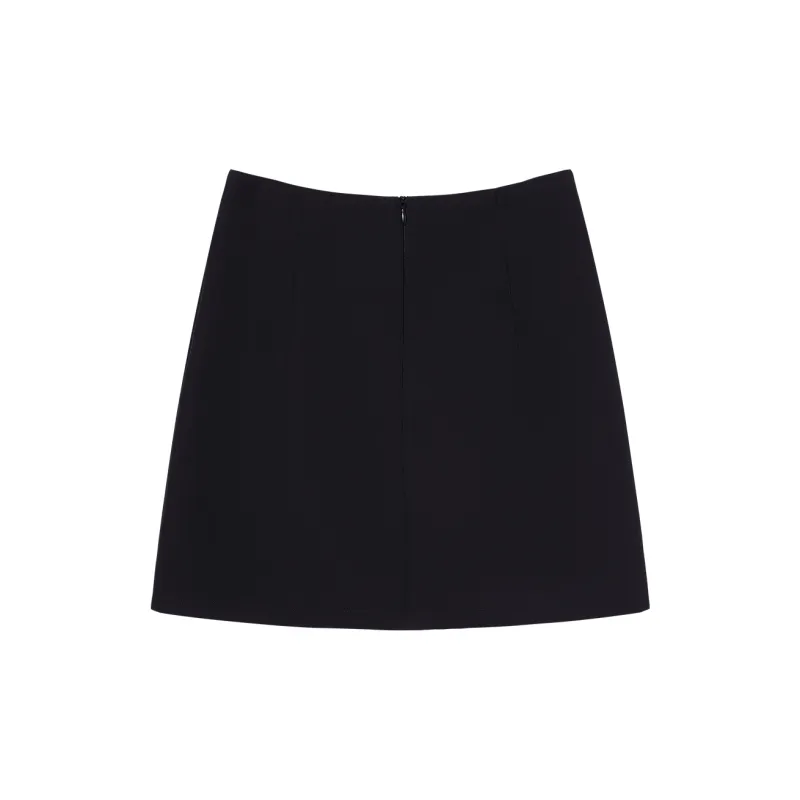I'M ONE Casual Short Skirts Women's Black-1