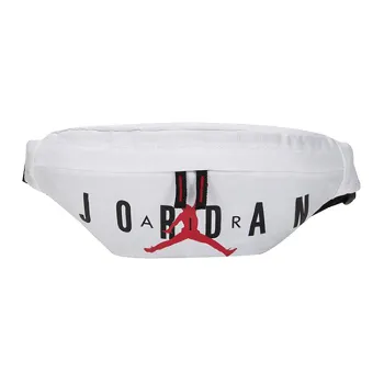 Jordan Polyester One Shoulder Crossbody Bag Sling Bag Fanny Pack Regular Unisex White