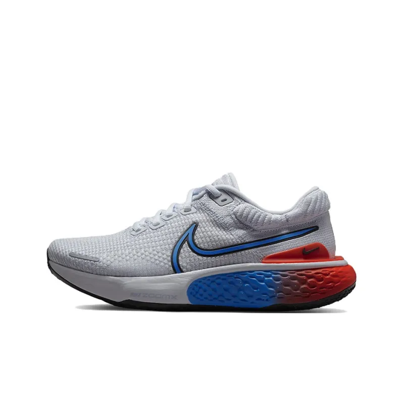 Nike ZoomX Invincible Run Flyknit 2 Football Grey Royal Crimson Women's-0