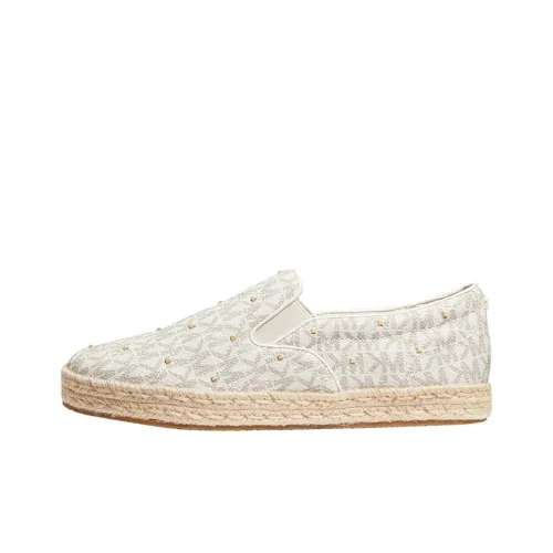 MICHAEL KORS MK Libby Low-Top Casual Skateboard Shoes Women's Vanilla White