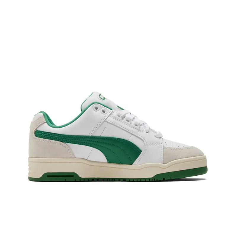 PUMA Slipstream Low Retro White Amazon Green-1