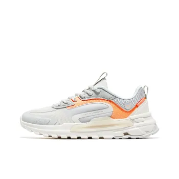 Erke Casual Shoes Women's Low Top Microcrystalline White/Pencil Gray