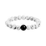White Turquoise Beaded Bracelet (Approx. 15cm)