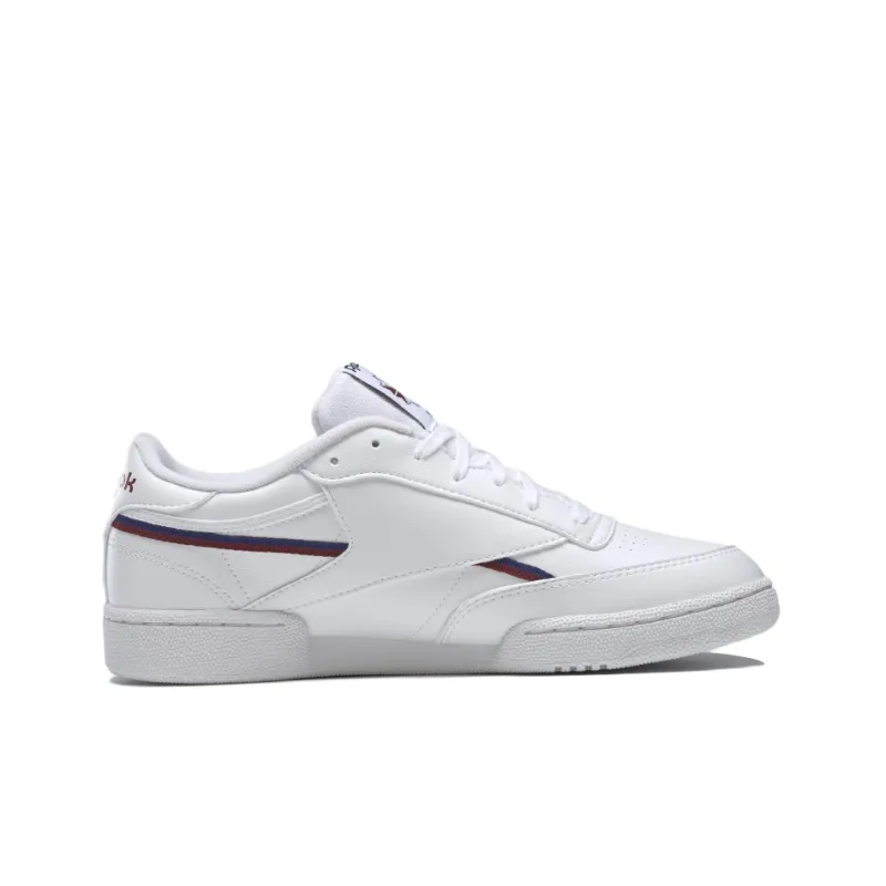 Reebok Club C 85 Vegan 'White Classic Burgundy'-1