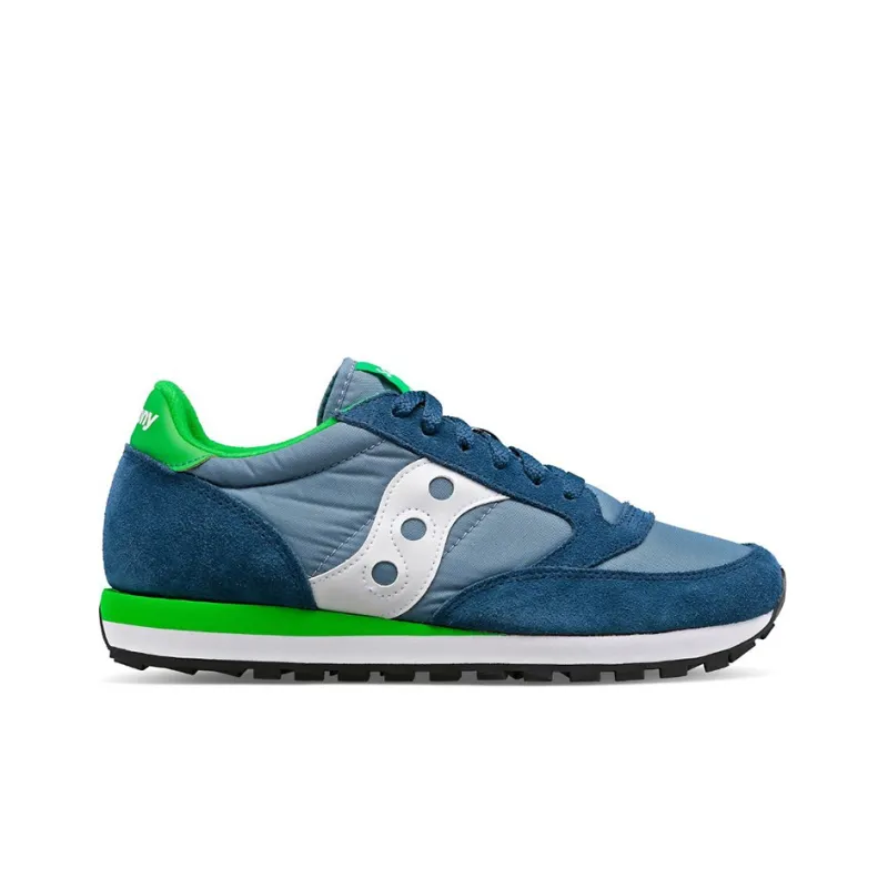 Saucony Jazz Original Running Shoes Men Low-Top Blue/Green-1
