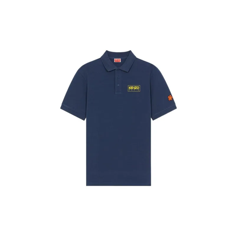 KENZO x Nigo Letter Logo FW22 Polo Shirt Men's Dark Blue-1