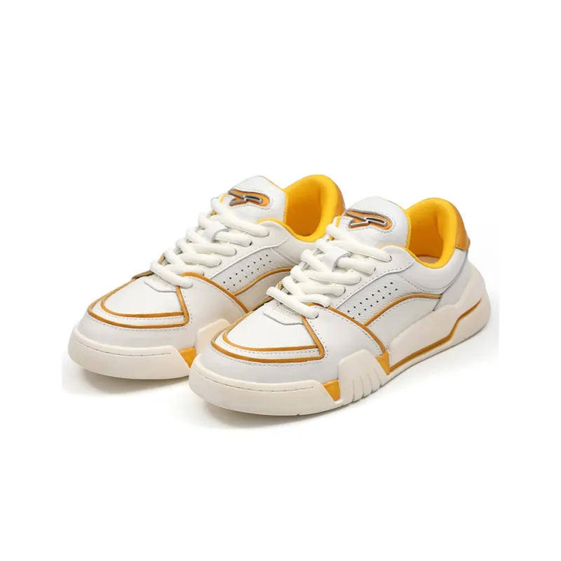 The Last Redemption Spacecourt Stylish Skateboarding Shoes Men's Yellow-3