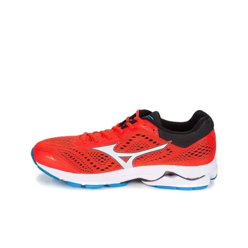 Mizuno Wave Rider 22 Running Shoes Men Low-Top Red/White