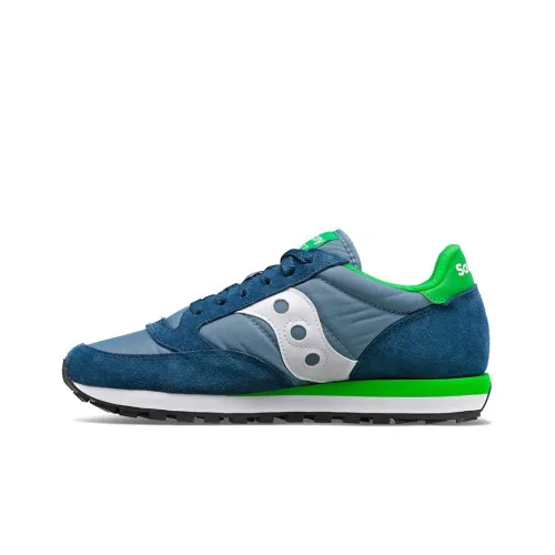 Saucony Jazz Original Running Shoes Men Low-Top Blue/Green