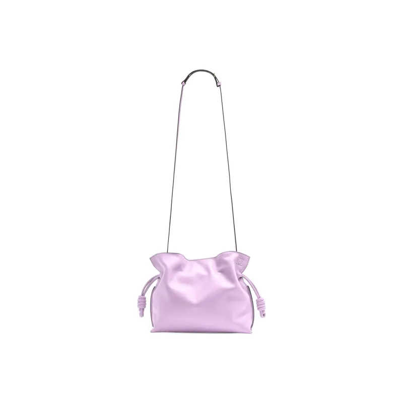LOEWE Flamenco Clutch In Nappa Calfskin Bloom Orchid-4