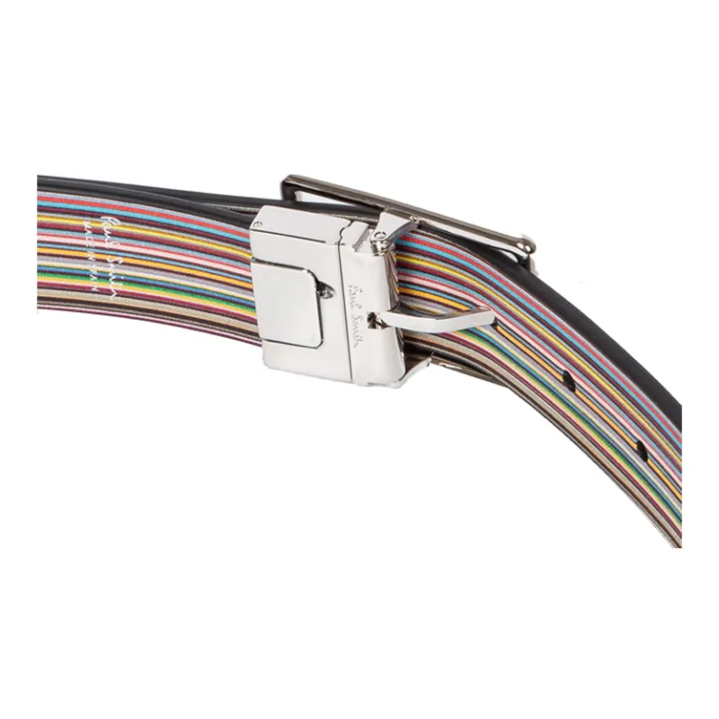 Paul Smith Artist Stripe Reversible Belt-2