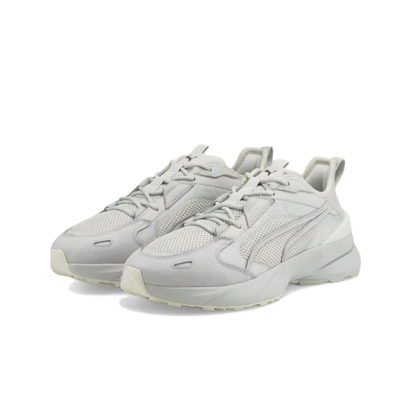 PUMA Pwrframe Op 1 Lth Athleisure Casual Sports Shoe Unisex Gray-2