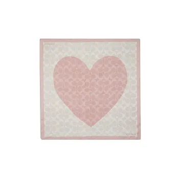 COACH Silk Scarves Women's Chalk