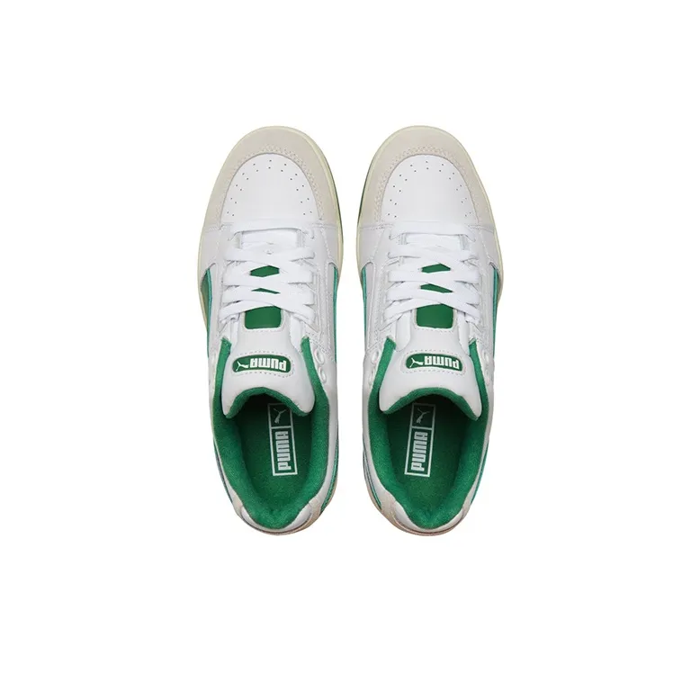 PUMA Slipstream Low Retro White Amazon Green-3
