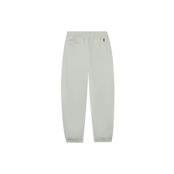 LiNing Sports Trend Series Knitted Sports Pants Men's Water Mist Gray-1