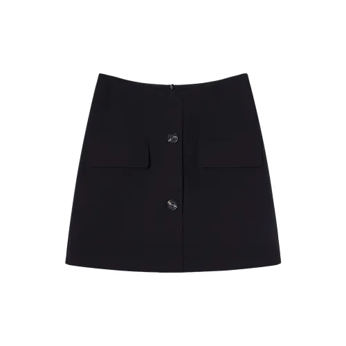 I'M ONE Casual Short Skirts Women's Black