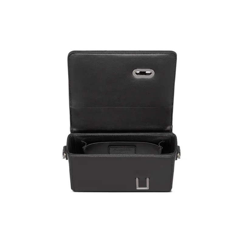 DIOR Montaigne Collection Matte Lambskin Box Bag Handbags Women's Black-2