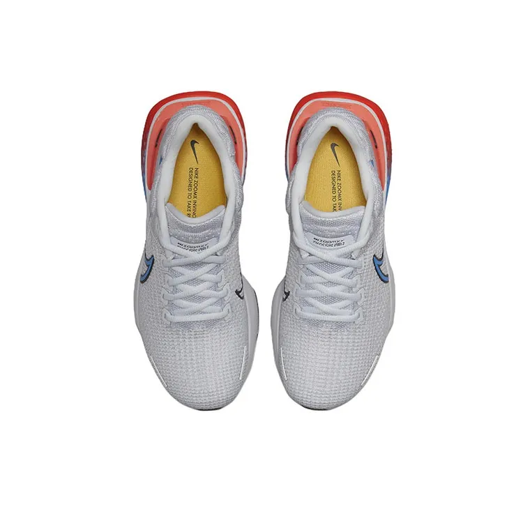 Nike ZoomX Invincible Run Flyknit 2 Football Grey Royal Crimson Women's-3
