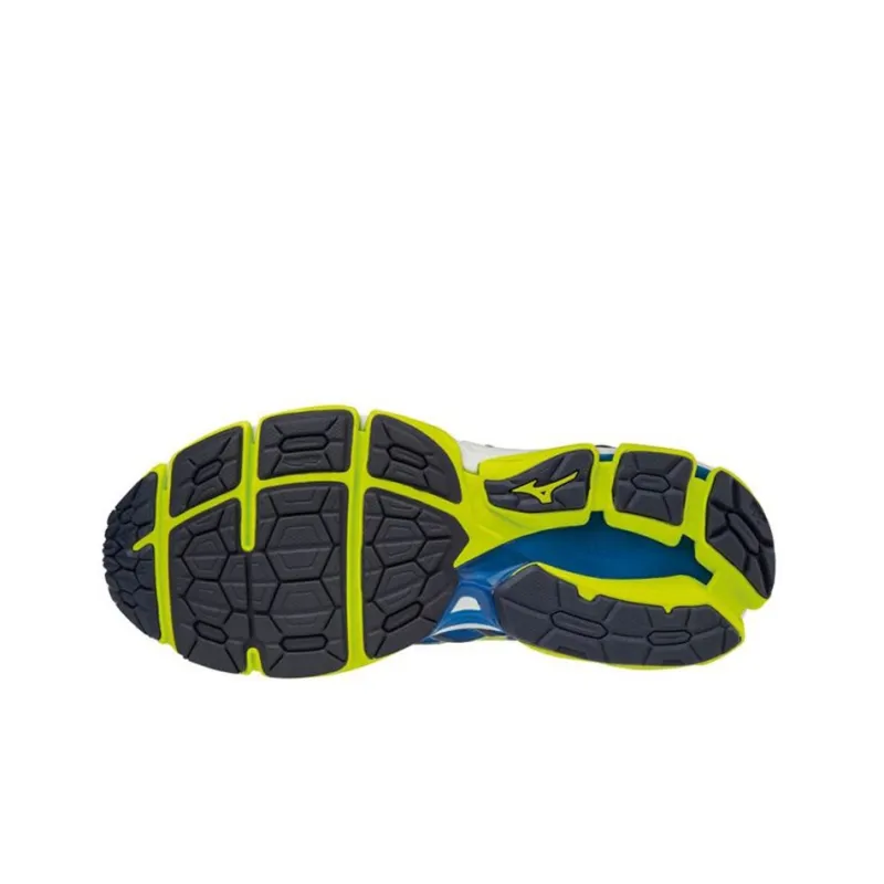 Mizuno Wave Horizon 2 Cushioning Anti-Slip And Wear-Resistant Low-Top Running Shoes Blue Black Yellow-3