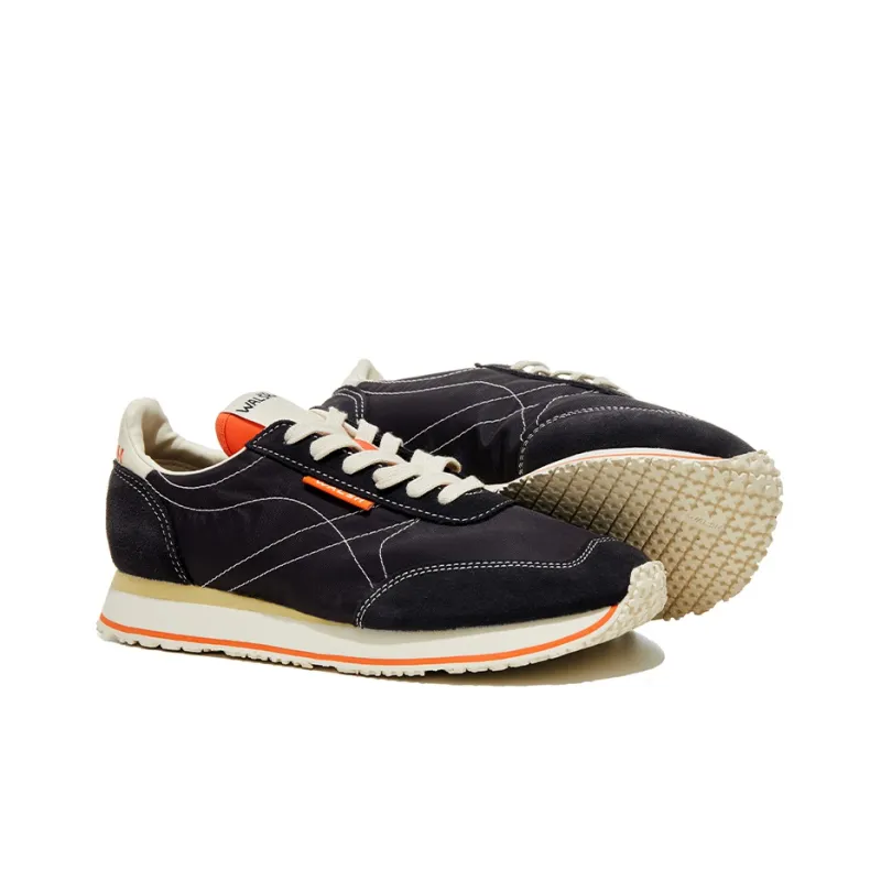 Norman Walsh Breathable, Lightweight, And Abrasion Resistant Low Top Running Shoes Unisex Black Orange-1
