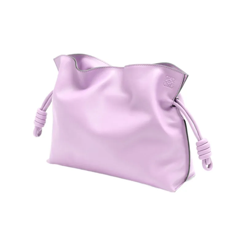 LOEWE Flamenco Clutch In Nappa Calfskin Bloom Orchid-1