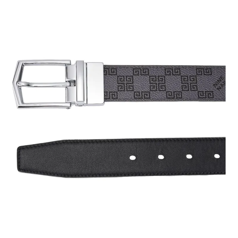 NINE NAIL Leather Belts Men-10