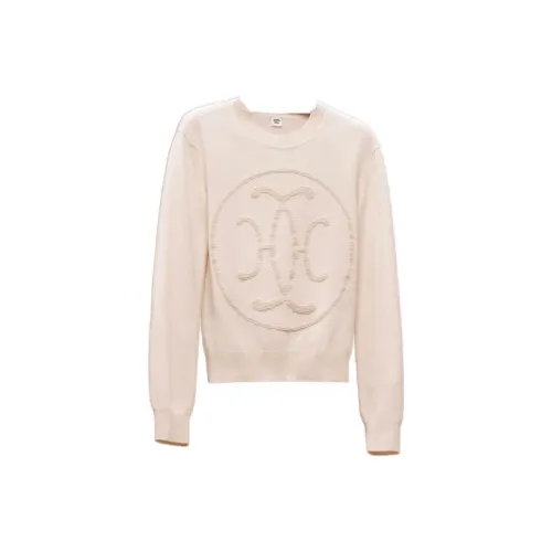 HERMES Cashmere Sweaters Women's White