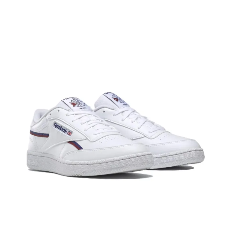 Reebok Club C 85 Vegan 'White Classic Burgundy'-2