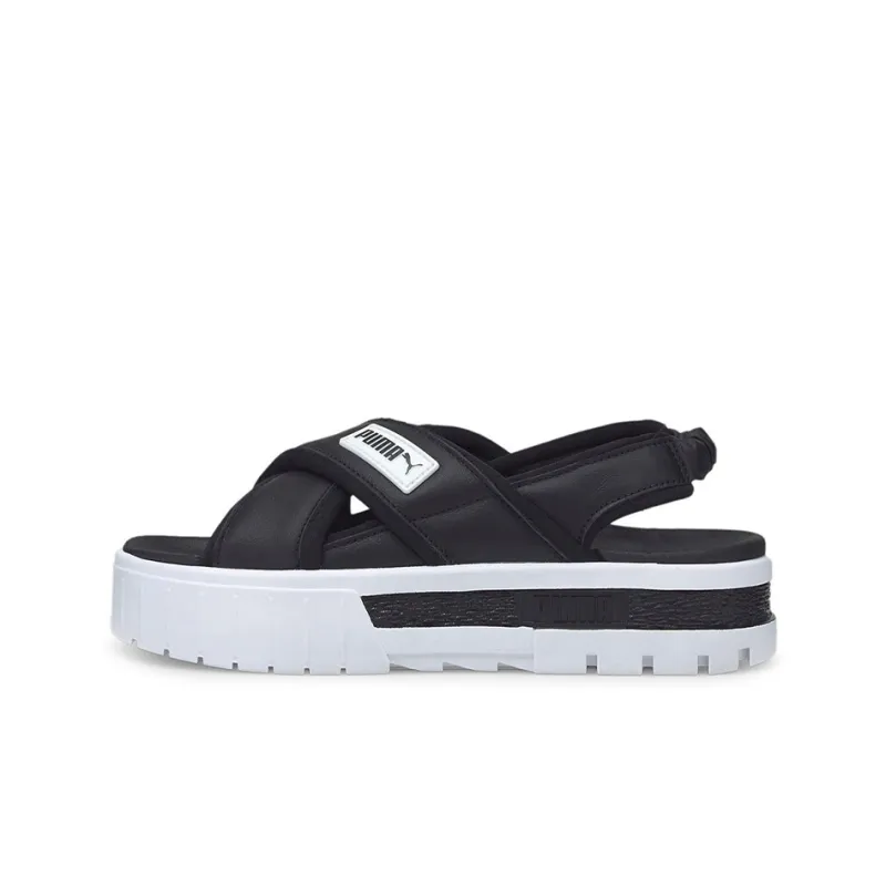 PUMA Mayze Sandal 'Black White' Women's-0