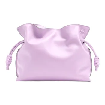 LOEWE Flamenco Clutch In Nappa Calfskin Bloom Orchid