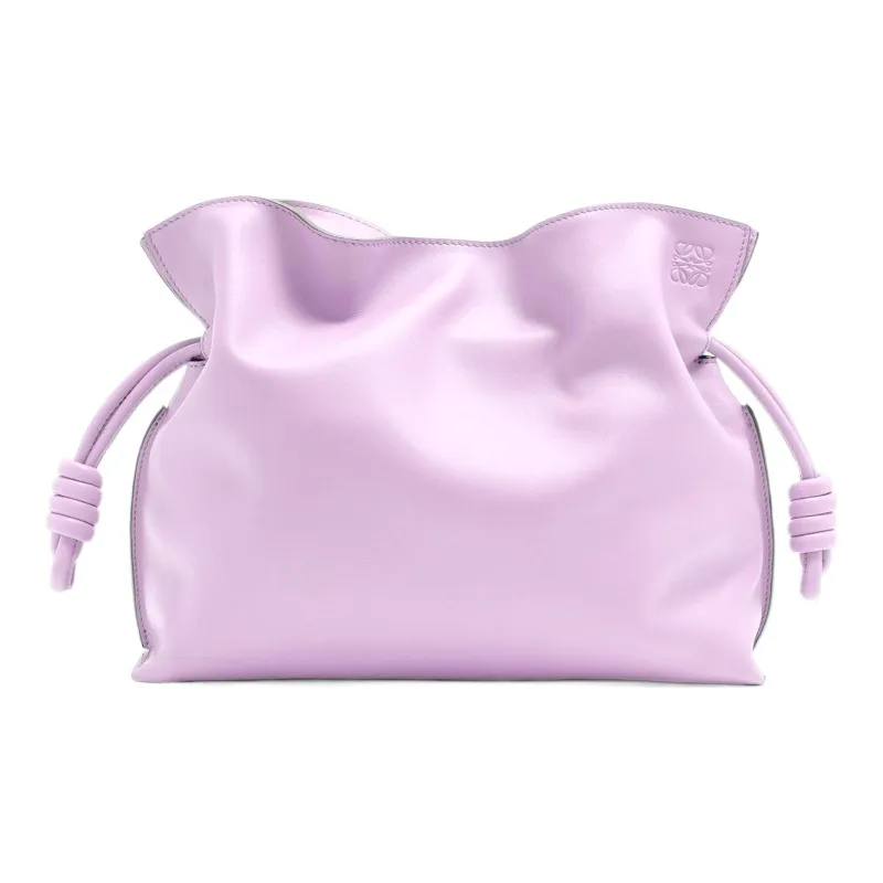 LOEWE Flamenco Clutch In Nappa Calfskin Bloom Orchid-0