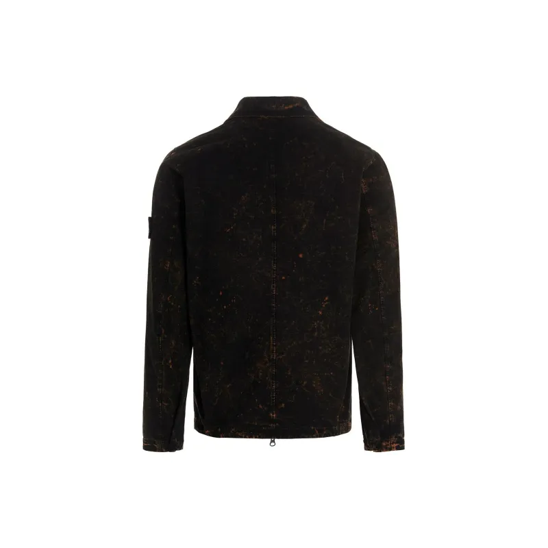 STONE ISLAND SS22 Jackets Coats Fall Men's Black-1