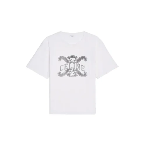 CELINE T-Shirts Women's White