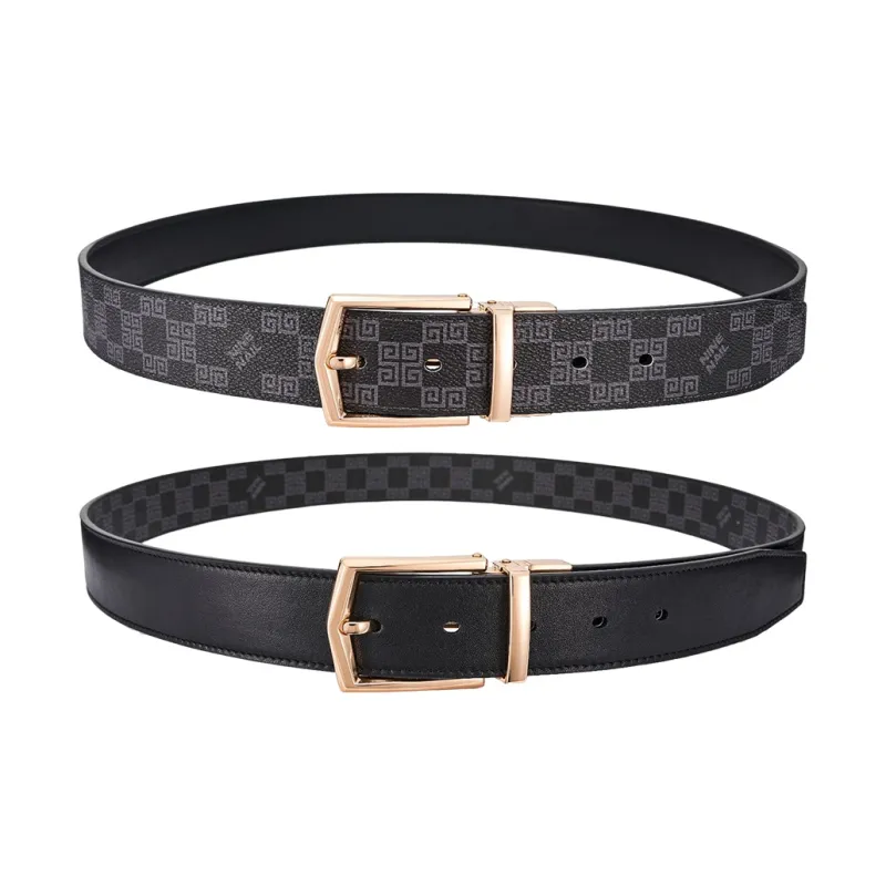 NINE NAIL Leather Belts Men-27