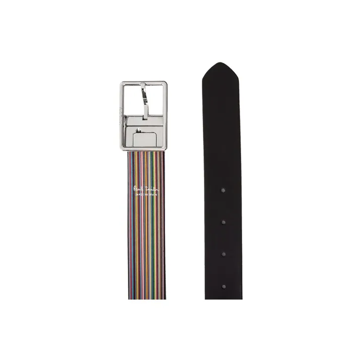 Paul Smith Artist Stripe Reversible Belt-3
