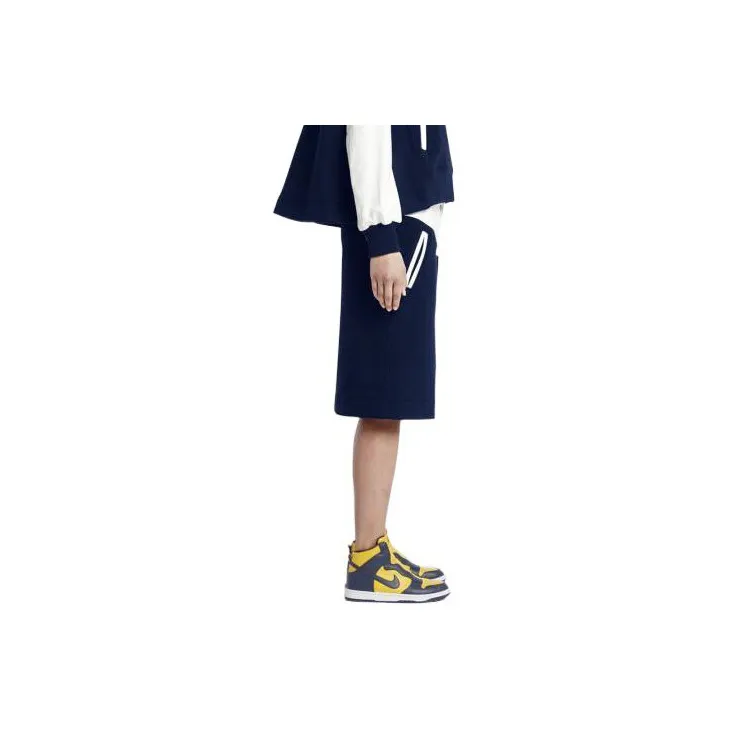 Nike Casual Long Skirts Women's Blue-1
