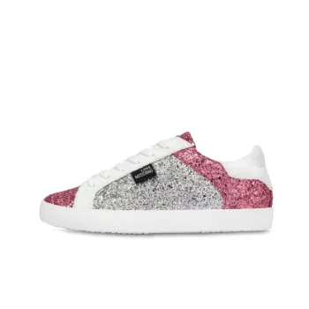 LOVE MOSCHINO Low Top Stylish Skateboarding Shoes Women's Pink