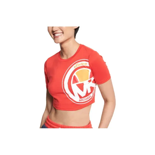 MICHAEL KORS Crop Tops Women's Red