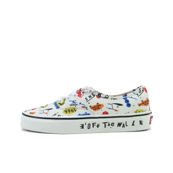 Vans Authentic Low Tops Skateboarding Shoes Creamy White Creamwhite