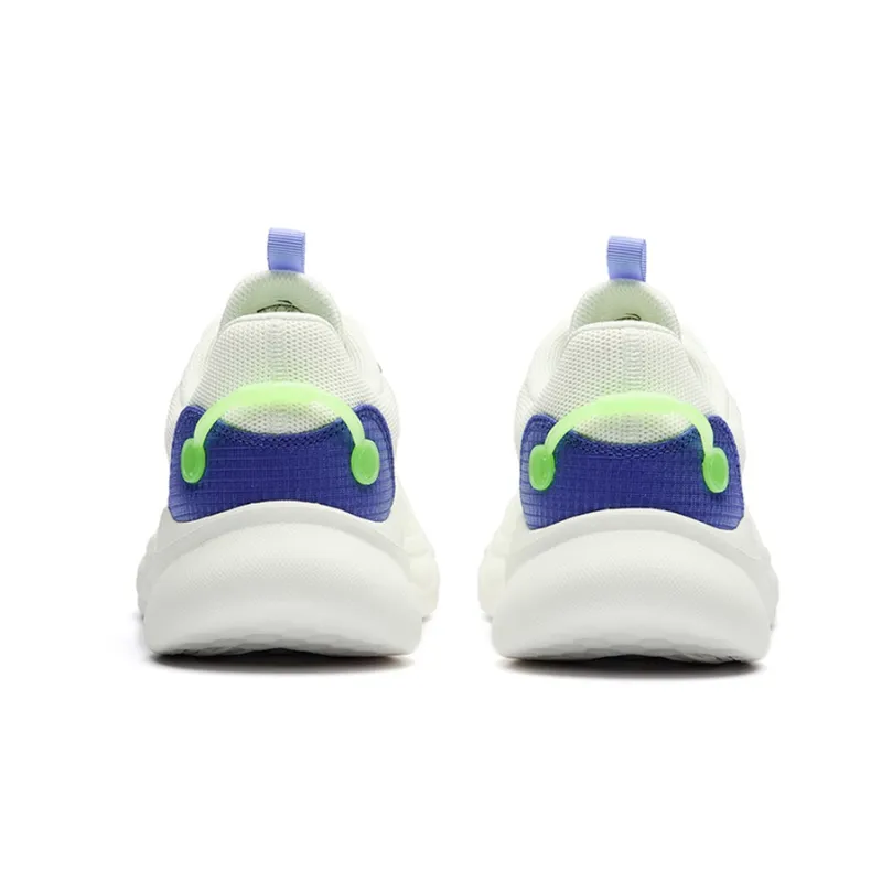 Anta Running Collection Breathable Lightweight Low Top Running Shoes Men's White Purple-4