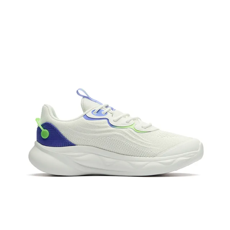 Anta Running Collection Breathable Lightweight Low Top Running Shoes Men's White Purple-1