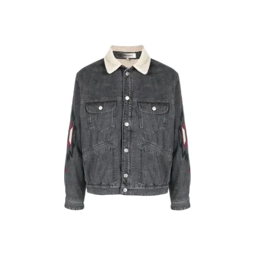 ISABEL MARANT Denim Jackets Men Black